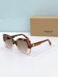 Burberry Retro Oversized Square Equestrian Knight Sunglasses