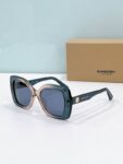 Burberry Retro Oversized Square Equestrian Knight Sunglasses