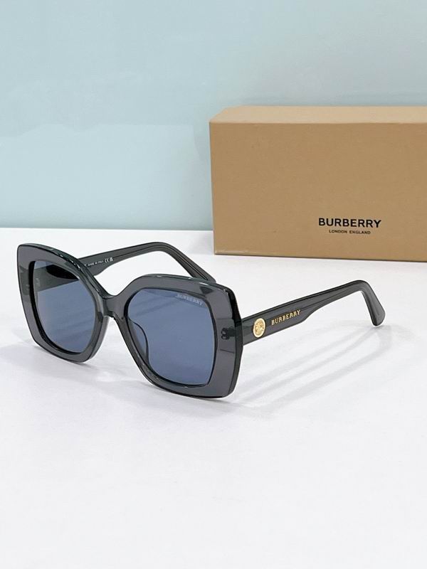 Burberry Retro Oversized Square Equestrian Knight Sunglasses