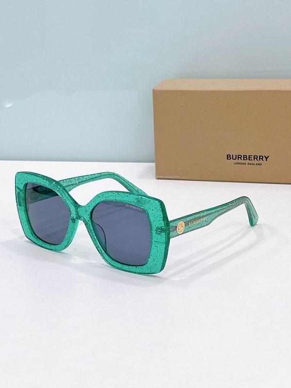 Burberry Retro Oversized Square Equestrian Knight Sunglasses