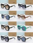 Burberry Retro Oversized Square Equestrian Knight Sunglasses