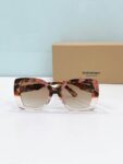 Burberry Retro Oversized Square Equestrian Knight Sunglasses