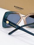 Burberry Retro Oversized Square Equestrian Knight Sunglasses