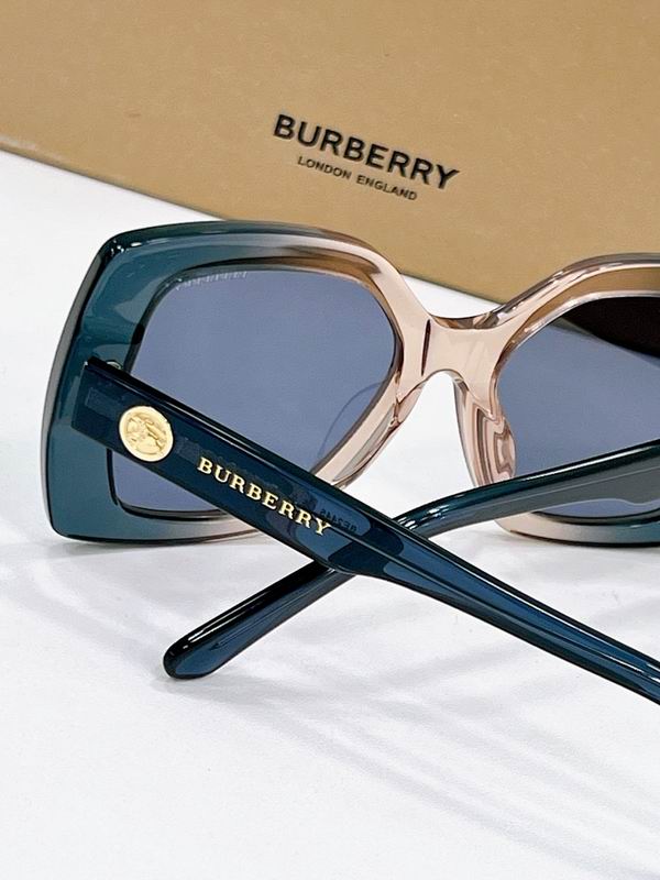 Burberry Retro Oversized Square Equestrian Knight Sunglasses