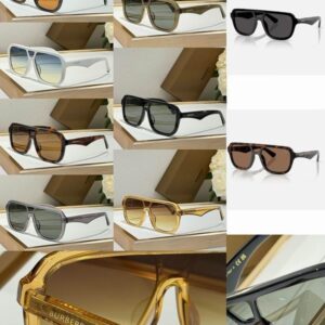 Burberry Retro 70s Oversized Pilot Eyewear – Premium Acetate Frame for Luxury Style