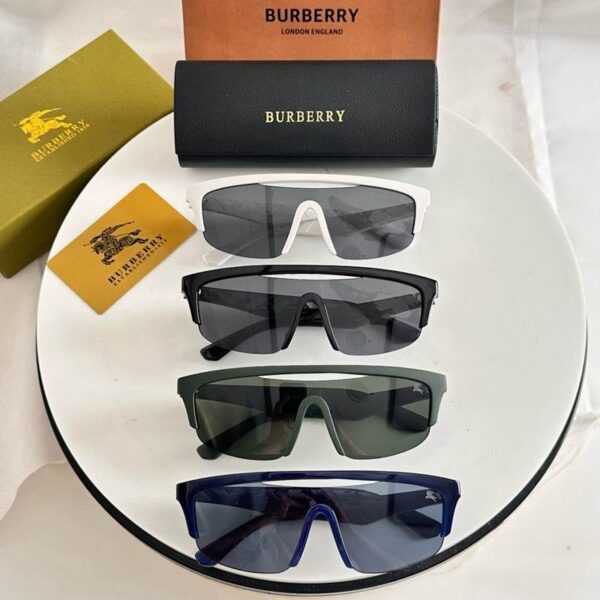 Burberry Sporty Wraparound Eyewear – Premium Acetate Frame for Street Style