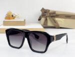 Burberry Oversized Square Acetate Sunglasses - Luxury UV Protection with TB Monogram