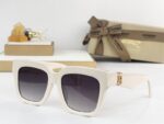 Burberry Oversized Square Acetate Sunglasses with TB Monogram