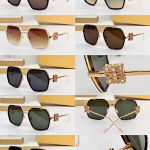 LOEWE Crystal Anagram Hexagon Sunglasses – Unisex Luxury UV Protection
