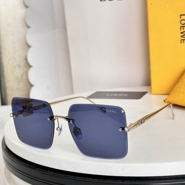 LOEWE Anagram Rimless Square Sunglasses