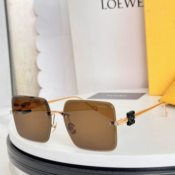 LOEWE Anagram Rimless Square Sunglasses