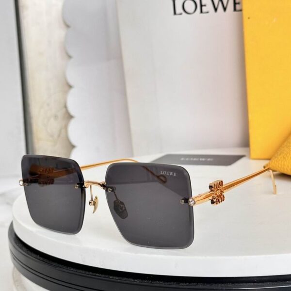 LOEWE Anagram Rimless Square Sunglasses