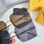 LOEWE Anagram Rimless Square Sunglasses