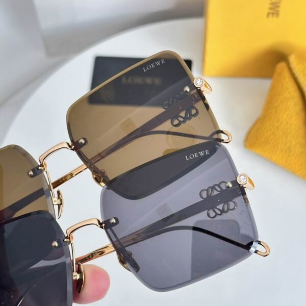 LOEWE Anagram Rimless Square Sunglasses