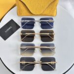 LOEWE Anagram Rimless Square Sunglasses