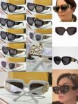LOEWE Oversized Retro Cat-Eye Eyewear – Premium Acetate Frame with Gold Anagram
