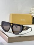 LOEWE Oversized Retro Cat-Eye Eyewear – Premium Acetate Frame with Gold Anagram