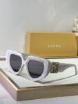LOEWE Oversized Retro Cat-Eye Eyewear – Premium Acetate Frame with Gold Anagram