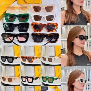 LOEWE Chunky Cat-Eye Anagram Sunglasses